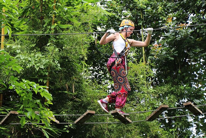 Phoenix Adventure Park Zipline, High Rope Course In Chiang Mai - What the challenge sequence feels like