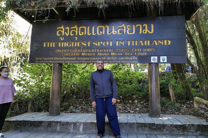 Private Tour Doi Inthanon And Trekking Nature Trail, Chiang Mai - The Twin Royal Stupas and their garden views