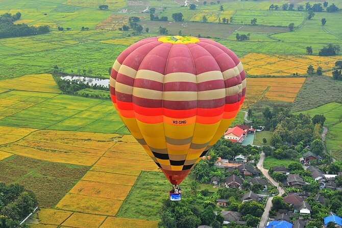 Sunrise Hot Air Balloon Adventure in Chiang Mai - Champagne, certificates, and the finish on the ground