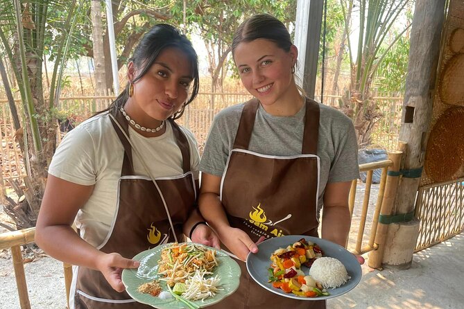 Team Aim Thai Cooking School (#1 Cooking Class in Chiang Mai) - Cooking four dishes, curry paste, and dessert