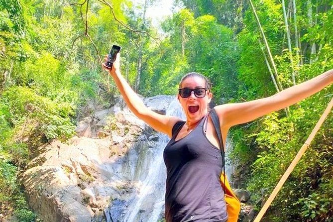 Top Pick - Full or Half Day @Elephant in Wild Sanctuary ChiangMai - The jungle trek and waterfall