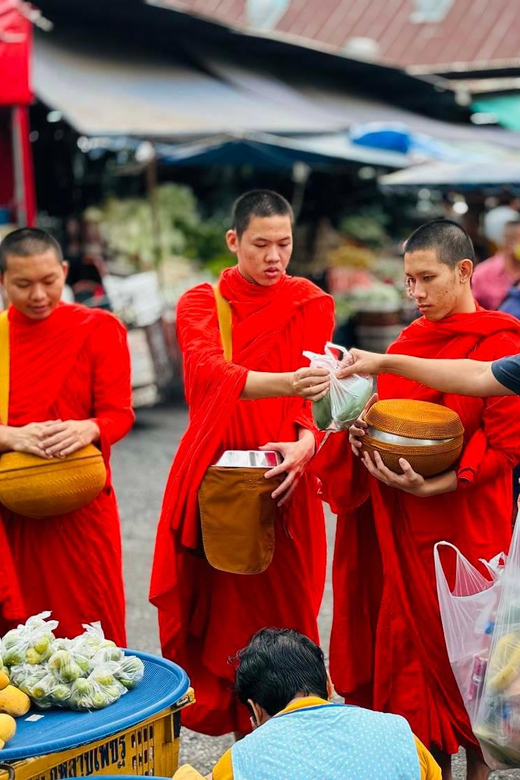 Walk With Monks Collecting Alms(meeting point maybe change) - Mueang Mai Market and the local morning scene